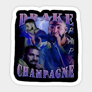 Hip Hop Fanart Champagne Papi Drake Sticker